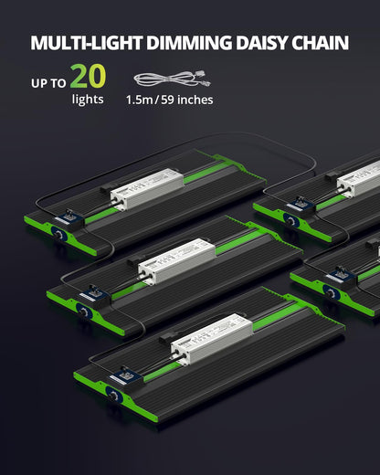 VIPARSPECTRA P2000 LED Grow Lampe Vollspektrum Dimmbar 250W