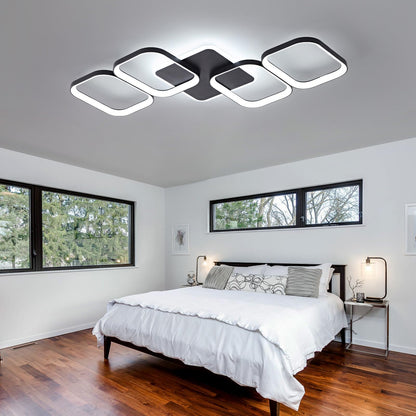 ANTENLICHT Dimmbar Fernbedienung LED Deckenleuchte – Schwarz 50W