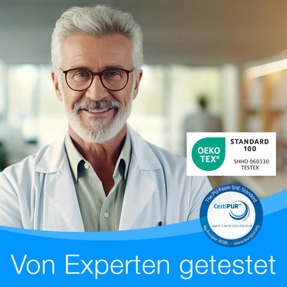 ELONEO Klappmatratze Gästematratze 15cm dick - Rot 75x195cm