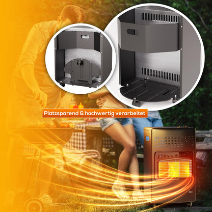 Tronitechnik® Gasheizgerät 4200W mobil für Gasflaschen