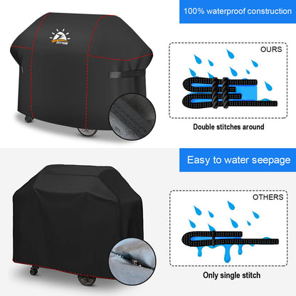 Zettum Grillabdeckung 147 cm wasserdicht für Weber Genesis 300 Serie