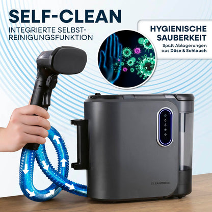 CLEANmaxx Pro Steam Fleckenreiniger Waschsauger für Polster & Teppiche