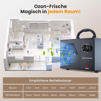 CFEN Ozongenerator HS-G05 Luftreiniger 40000 mg/h bis 300 m²
