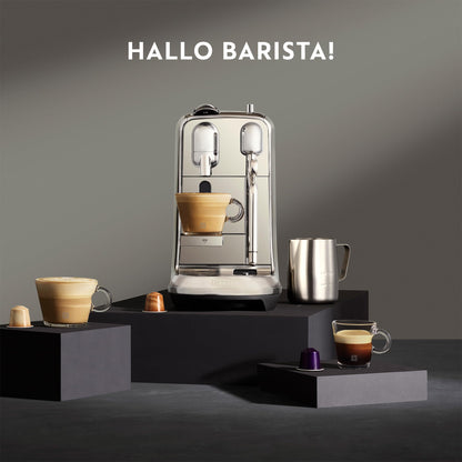 Sage Nespresso Creatista Plus Kaffeekapselmaschine Edelstahl