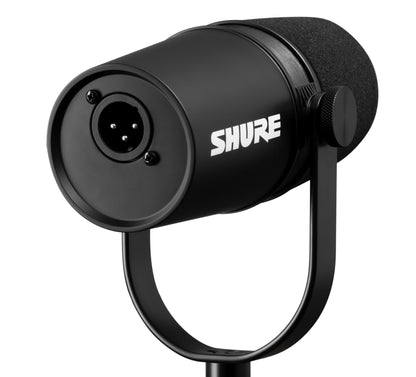 Shure MV7X dynamisches XLR Mikrofon für Podcasting – schwarz