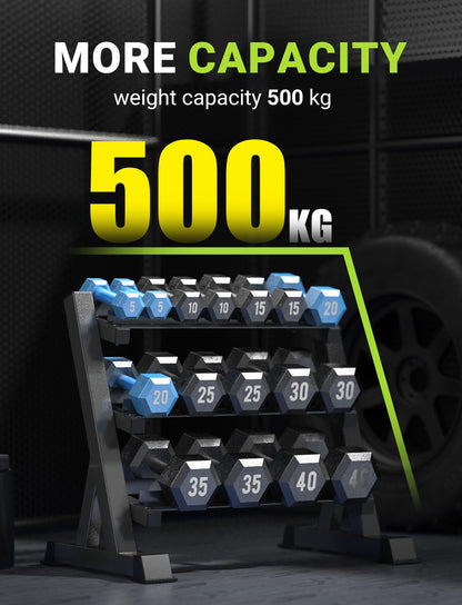 Dripex Kurzhantelständer Hantelablage – Einstellbar 500KG