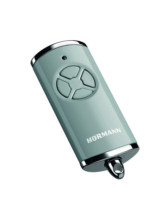 Hörmann HSE 4 BS Handsender für Garagentor - Hochglanz Classic grau, ein kompakter Sender zur drahtlosen Steuerung von Garagentoren.