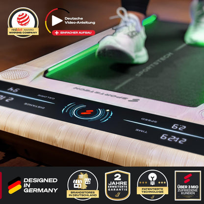 Sportstech sWalk Laufband – Walking Pad unterm Schreibtisch