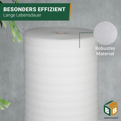 BB-Verpackungen Trittschalldämmung 5 mm, 50 m² Rolle (1,0 x 50 m)
