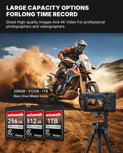 Pergear CFexpress 4.0 Typ A Master Series Speicherkarte - 512GB