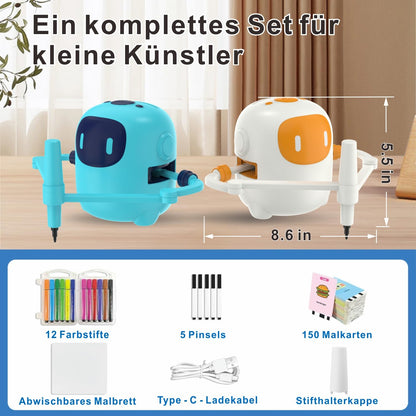 SHENSE Zeichenroboter Q02, sprachinteraktiver Malroboter für Kinder