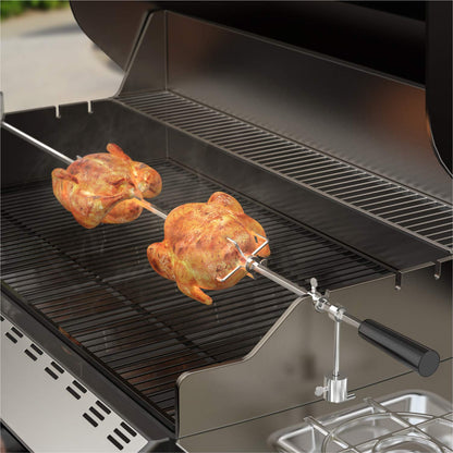 Onlyfire BRK-6031 Rotisserie Drehspieß Set - 90 cm Verchromt