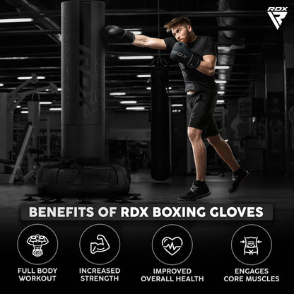 RDX Kara Boxhandschuhe Maya Hide Leder für Boxen, Muay Thai und MMA