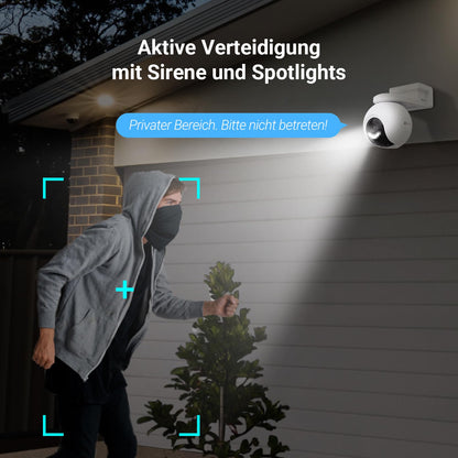 EZVIZ CB8 Pro 4K Kit Solar-Überwachungskamera für aussen