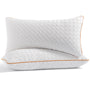 Twirest Kopfkissen 40x80 cm, Memory Foam Schlafkissen im 2er-Set mit Reissverschluss