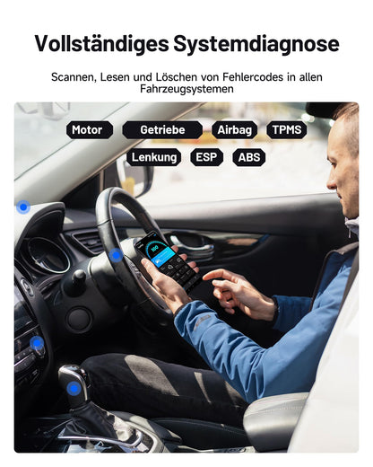 TOPDON CarPal OBD2 Diagnosegerät mit Bluetooth und 6 Reset-Services