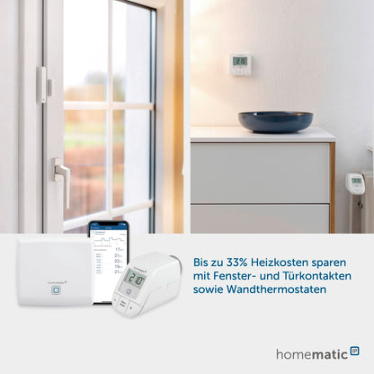 Homematic IP Smart Home Starter Set Mini Heizen – Heizungssteuerung Basic