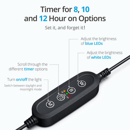 NICREW ClassicLED G2 Aquarium LED Beleuchtung – 90-125cm