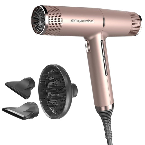 GA.MA Italy iQ Perfect Haartrockner Ultraleicht - GoldRose. Ein kompakter Föhn in GoldRose zum schnellen Trocknen von Haaren.
