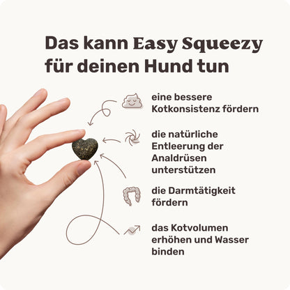 mammaly Easy Squeezy Analdrüsen-Leckerli für Hunde, 120 Stück