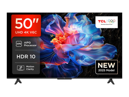 TCL 50V6C 4K HDR Smart TV - 50 Zoll Google TV Fernseher