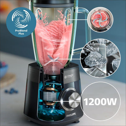 Philips 5000-Serie HR3031/00 Standmixer - 1200W Schwarz