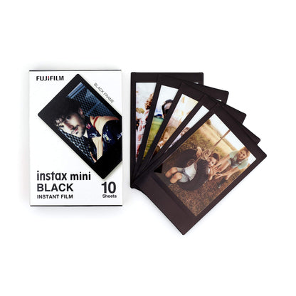 INSTAX Mini Film 3er Pack – Black Frame, Blue Marble & Monochrome