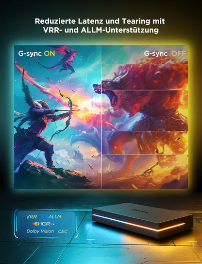 Govee HDMI 2.1 Sync Box Kit 2 - LED Set für 27-34 Zoll Monitore