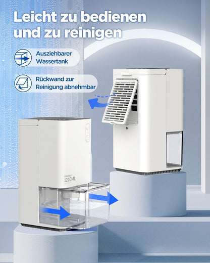Heelay Luftentfeuchter KW-CS01 elektrisch, 1200 ml, ultraleise