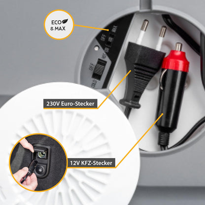 TZS First Austria Kühlbox 32L elektrisch 12V/230V Grau