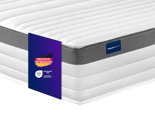 Traumnacht Exklusiv 1.000er Tonnentaschenfederkern Matratze H4 90x200