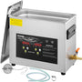 VEVOR Ultraschallreiniger 6L mit Heizung und Timer, Edelstahl mit Deckel und Tragegriff