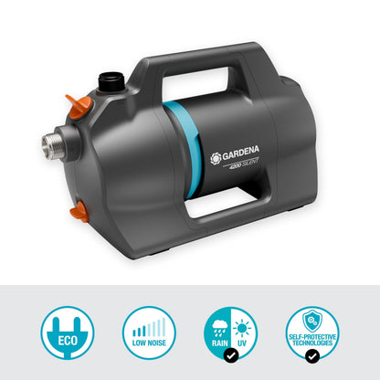 Gardena Gartenpumpe 4200 Silent Bewässerungspumpe 600 W (9054-20)