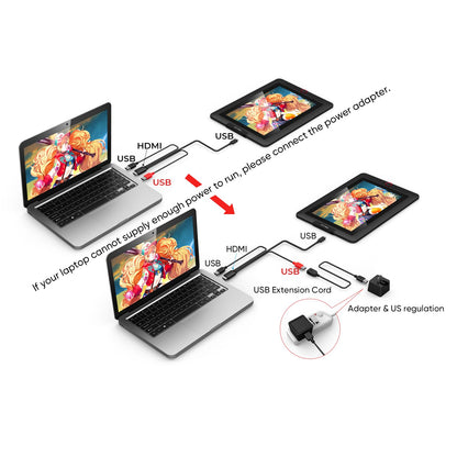 XP-PEN Artist 13.3 Pro Grafiktablett mit Display und Stift