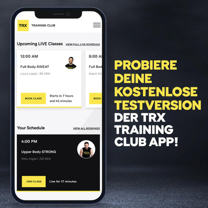 TRX GO Schlingentrainer in Grau – Ganzkörpertraining für unterwegs