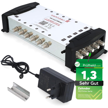 Zehnder 5/12 Multischalter für Quattro/Quad LNB & 12 Teilnehmer