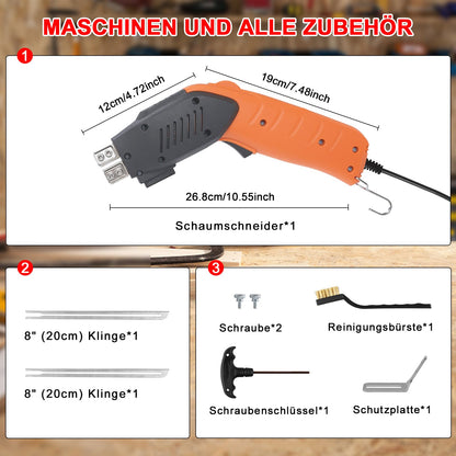 HYPEJET 200W Elektrischer Styroporschneider Heissmesser – Luftgekühlt