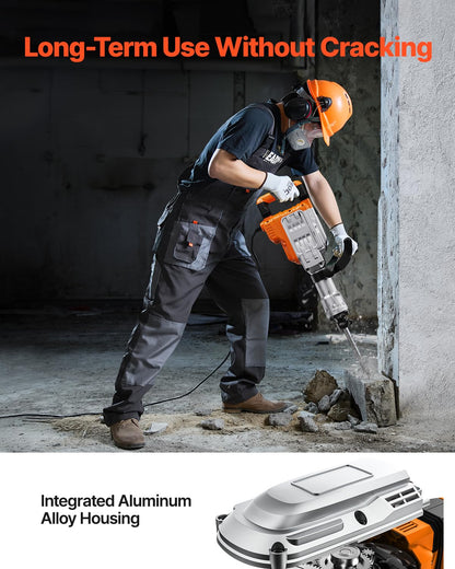 VEVOR Abbruchhammer Betonbrecher Stemmhammer 3500W 60J