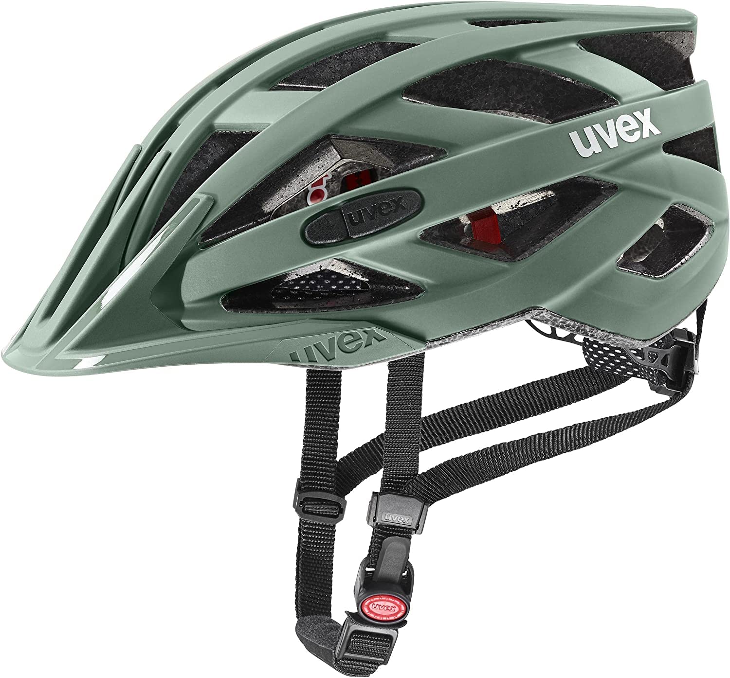 uvex i-vo cc leichter Allround-Helm, Moss Green matt, 56-60 cm