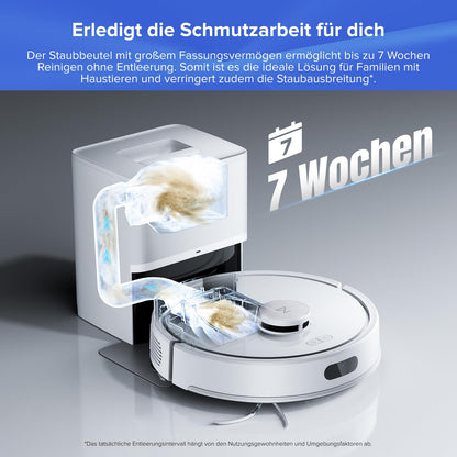 roborock Q7 L5+ Saugroboter mit Wischfunktion und Selbstentleerung