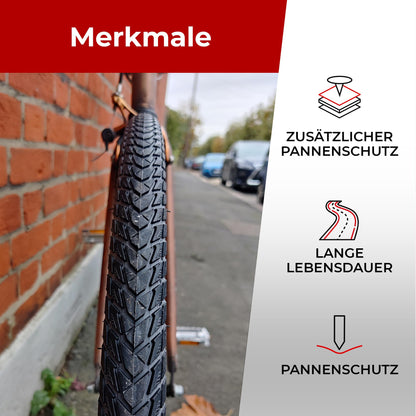 Fincci Gravel Fahrradreifen 700x35c, 37-622, 2er-Set mit Pannenschutz