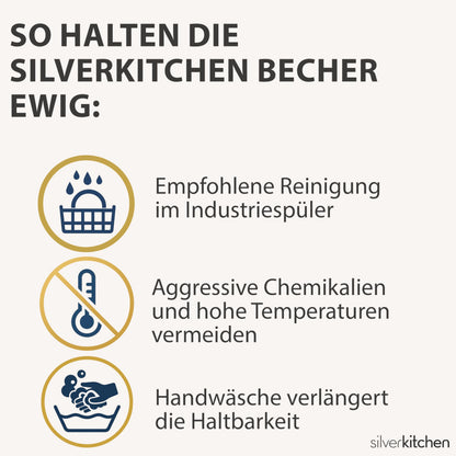 Silverkitchen Mehrweg Cocktailbecher 0,3 L mit Eichstrich, 100er-Set