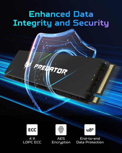 acer Predator GM7000 Gaming SSD - 2TB M.2 NVMe PCIe Gen4