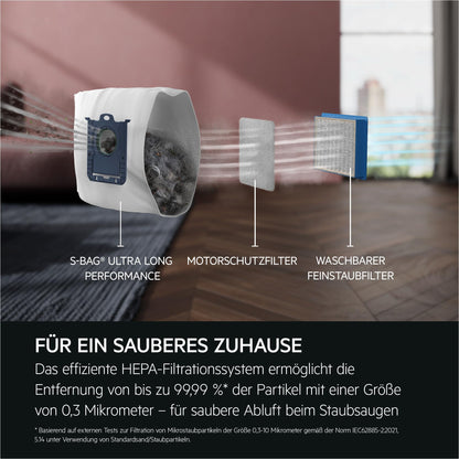 AEG Ultimate 8000 Staubsauger mit Beutel - AB81U1SW