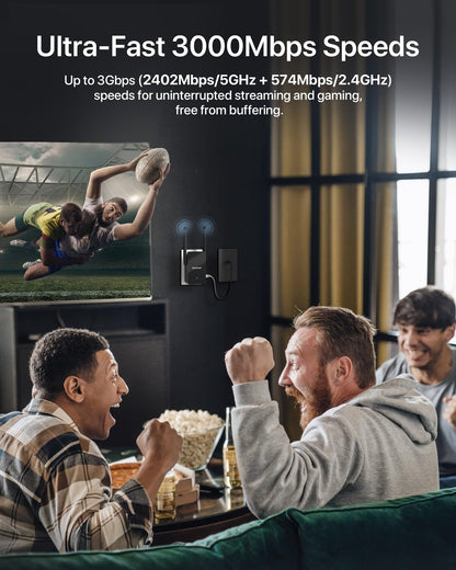 BrosTrend AX3000 WLAN AP WiFi 6 3000Mbit/s - Wandstecker