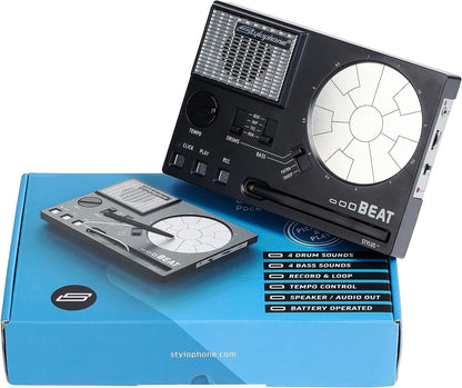 Stylophone BEAT – kompakte Drum Machine mit Stylus und Lautsprecher