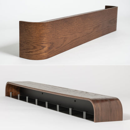 Kazai Toke Moderne Design Wandgarderobe - Eiche dunkel