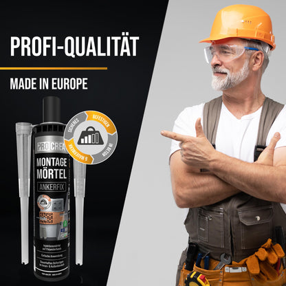 PROCREA Ankerfix 2K Injektionsmörtel Verbundmörtel - 6x Kartuschen