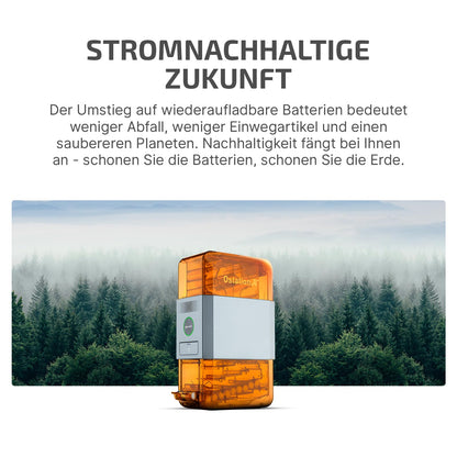 OLIGHT Ostation X Akkuladegerät für 32 AA NiMH, Orange