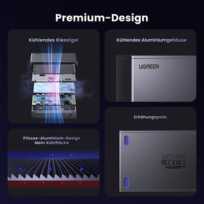 UGREEN Revodok Max 208 Thunderbolt 4 Dock - 40Gbps, 85W